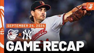 Orioles vs. Yankees Game Recap (9/24/24) | MLB Highlights | Baltimore Orioles