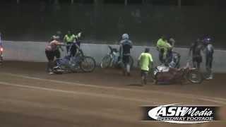 Solos: Nick Morris Crash - Maryborough Speedway