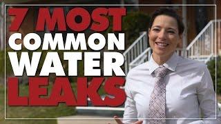 Where to Find Water Leaks: 7 Places to Check for Water Leaks, Most Common Water Leaks in Your House