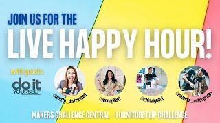 Furniture Flip Challenge Season 4 - Week 1 Happy Hour!