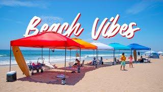 E-Z UP® Patriot™ pop-up canopy - Perfect portable beach shade