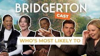 BRIDGERTON CAST (Season 3) PLAY ‘WHO’S MOST LIKELY TO’ | Zainab Jiwa