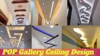 POP Design For Small Gallery || POP ceiling design #pop #gali #design