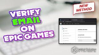 How to verify your email on epic games 2024 | Initial Solution