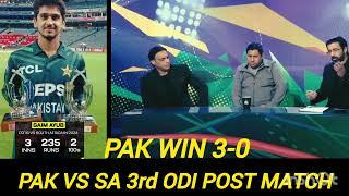 PAK vs SA 3rd odi | Post Match Analysis with Shoaib Akhtar | game on hai #pakvssa