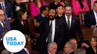 Democratic Rep. Al Green removed during President Trump's speech | USA TODAY