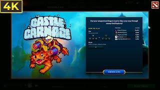 DOTA 2 Castle Carnage HARD MODE Mini Game !!!! FULL Walkthrough for 27 STARS !!!!!! Crownfall Act IV