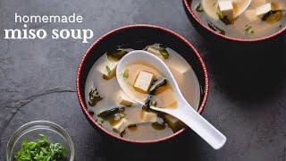 how to make miso soup at home