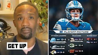 GET UP | "Lions are No. 1 seed; Commanders over Eagles" - D. Foxworth on NFC Playoff picture current