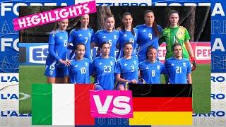 Highlights: Italia-Germania 1-0 | Under 17 Femminile | Amichevole