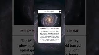 Milky Way: Our Galactic Home | Factopedia | #facts #shorts