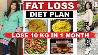 Fat Loss Diet Plan | Diet Plan To Lose Weight Fast In Hindi| Lose 10 Kgs In 10 Days |Dr Shikha Singh