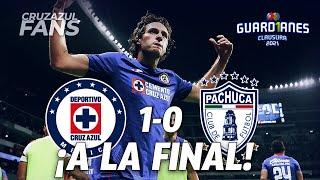 Cruz Azul 1-0 Pachuca - Semifinal Vuelta | MEJOR Resumen (con BRONCA) Guardianes 2021