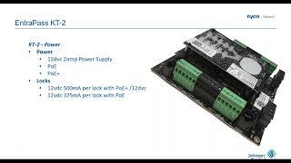 Introduction to the Kantech KT-2 and EntraPass 8.40 Webinar