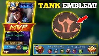 WHY TANK BUILD SUN?!| SUN BEST BUILD AND EMBLEM -MLBB #topglobalsun #mobilelegends #urEGG