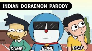 Indian Doraemon Parody [ Dumb Blind & Deaf ] |ComicBagh