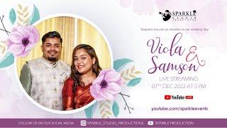 VIOLA - SAMSON | 07/12/2022 | WEDDING LIVE STREAMING | SPARKLE EVENTS