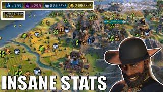 Civ 6 | I Forget Just How Insane Ethiopian Stats Can Be!!! (#2 Deity Ethiopia Civilization VI)