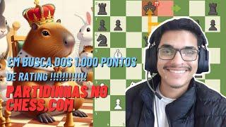 Partidinhas no CHESS.COM - BLITZ = CAPIVARADA E RISADA!!!!!