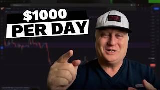 How I make An Eye-opening $1000 Per DAY TRADING This One Simple STRATEGY