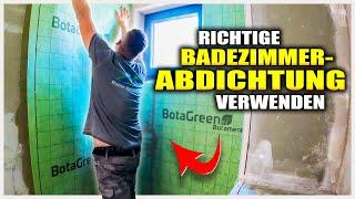 BADEZIMMER RICHTIG ABDICHTEN - Falsche PRODUKTE vermeiden! | AUSBAU-VLOG #08 | Home Build Solution