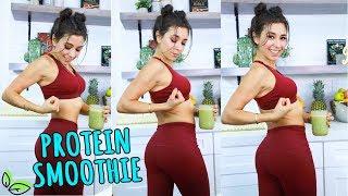 PROTEIN SMOOTHIE FOR MUSCLE GAIN! Yovana