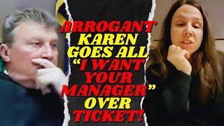 ARROGANT KAREN REPORTS TROOPER AND GIVES JUDGE ATTITUDE OVER A TICKET!