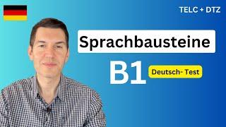 Sprachbausteine B1 |  TELC + DTZ | Deutschprüfung