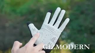 Spring and Autumn Shockproof, Breathable, Windproof, Sensitive Touchscreen Full-Finger Gloves