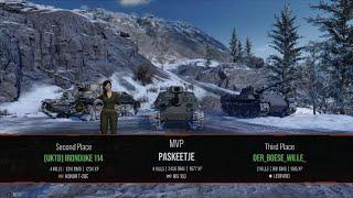 Ikv 103, Ace Tanker (#232), 4 Kills, 2.5k damage (WOT Modern Armor - Battle Tier: V)