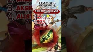 League of Legends Champion Quiz Part 1 #gamequiz #trendingquiz #leagueoflegends #gamingquiz