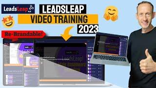 LeadsLeap training course for beginners | LeadsLeap Video course | Rebrandable funnel setup