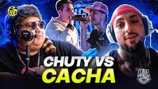 CACHA SACA EL LADO DIABOLICO DE CHUTY! - Reacción de Chuty vs Cacha - Liga Venom - con Lobo Est