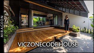 Tropical House with Lush Garden Views | Viczonecode House