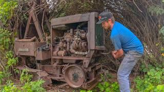 Cleveland bucket wheel trencher sitting 50 years - WILL it START?