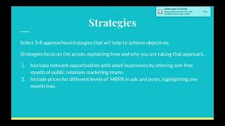 Public Relations Strategies & Tactics