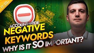 How to Add Account-Level Negative Keywords in Google Ads | Set Up Account-Wide Negative Keywords