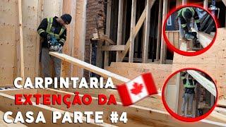 CARPINTARIA EXTENCÃO DA CASA PARTE #4