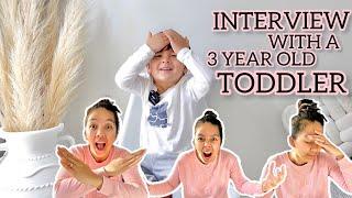 Interview with a 3 year old toddler (so cute and funny) | Interview with Nimo