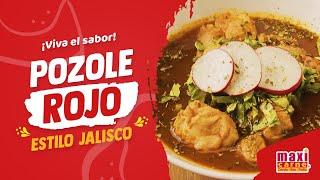 Receta para preparar pozole rojo estilo Jalisco | Hazlo con MAXICARNE