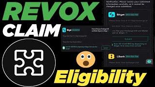 Revox Airdrop Claim Update || Revox Eligibility Checker | Withdraw to Bitget | Revox Airdrop