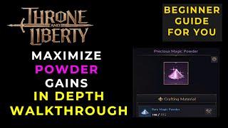 Best way to farm powder in throne and liberty