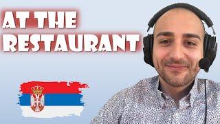 Learn Serbian  At the restaurant  Croatian & Bosnian CC