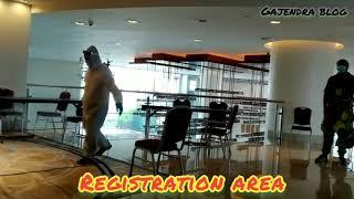 Hotel disinfection during Coronavirus| misting after covid 19 test | area sanitization with misting