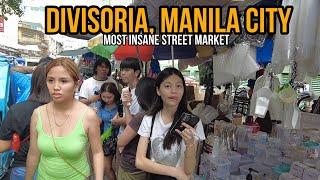 Largest Street Market in the PHILIPPINES[4K] Divisoria Manila City Walking Tour