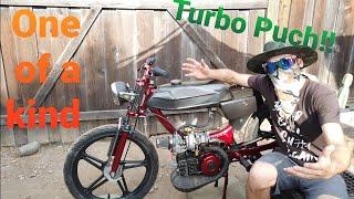 The world's First and Only Turbocharged Puch Magnum 2-stroke!!!