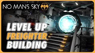 No Man's Sky | Freighter Glitch Building Techniques - Raised Floors & Merged Stairs