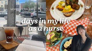 Balancing Act: Nurse's Life in Canada | Night Shifts, Days Off, Inside Out 2, Cafes & Korean Town!