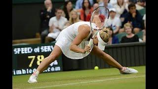 Caroline Wozniacki vs Tamira Paszek Wimbledon 2012 Highlights