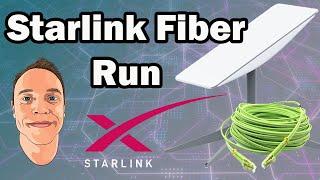 Starlink Fiber Run